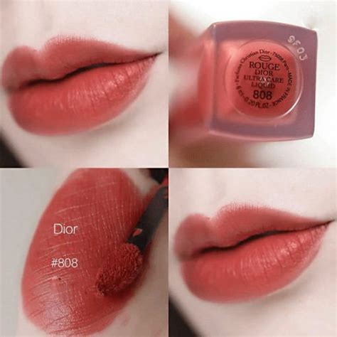 Review Son Kem Dior 808 Caress Ultra Care Liquid Hồng